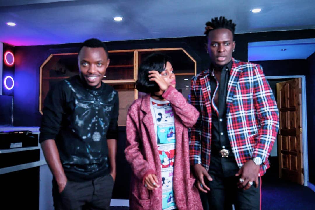 Teddy B, Nandy and Willy Paul. photo credit: Instagram/teddybproducer