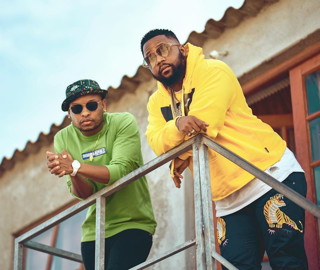 K.O with Cassper Nyovest on 'Waya Waya' music video. photo credit: Instagram/mrcashtime