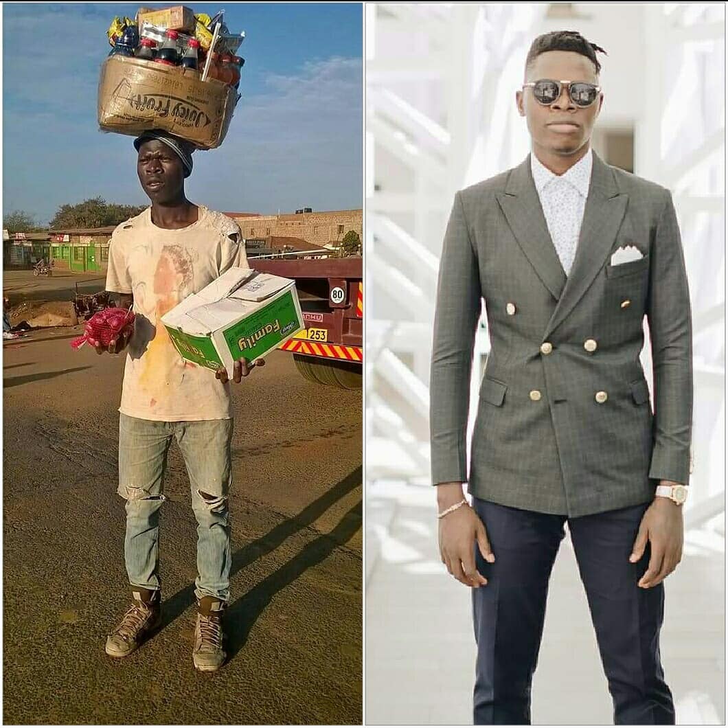 contrast of Vicmass Luodollar back in the day and today. Instagram/vicmassluodollar