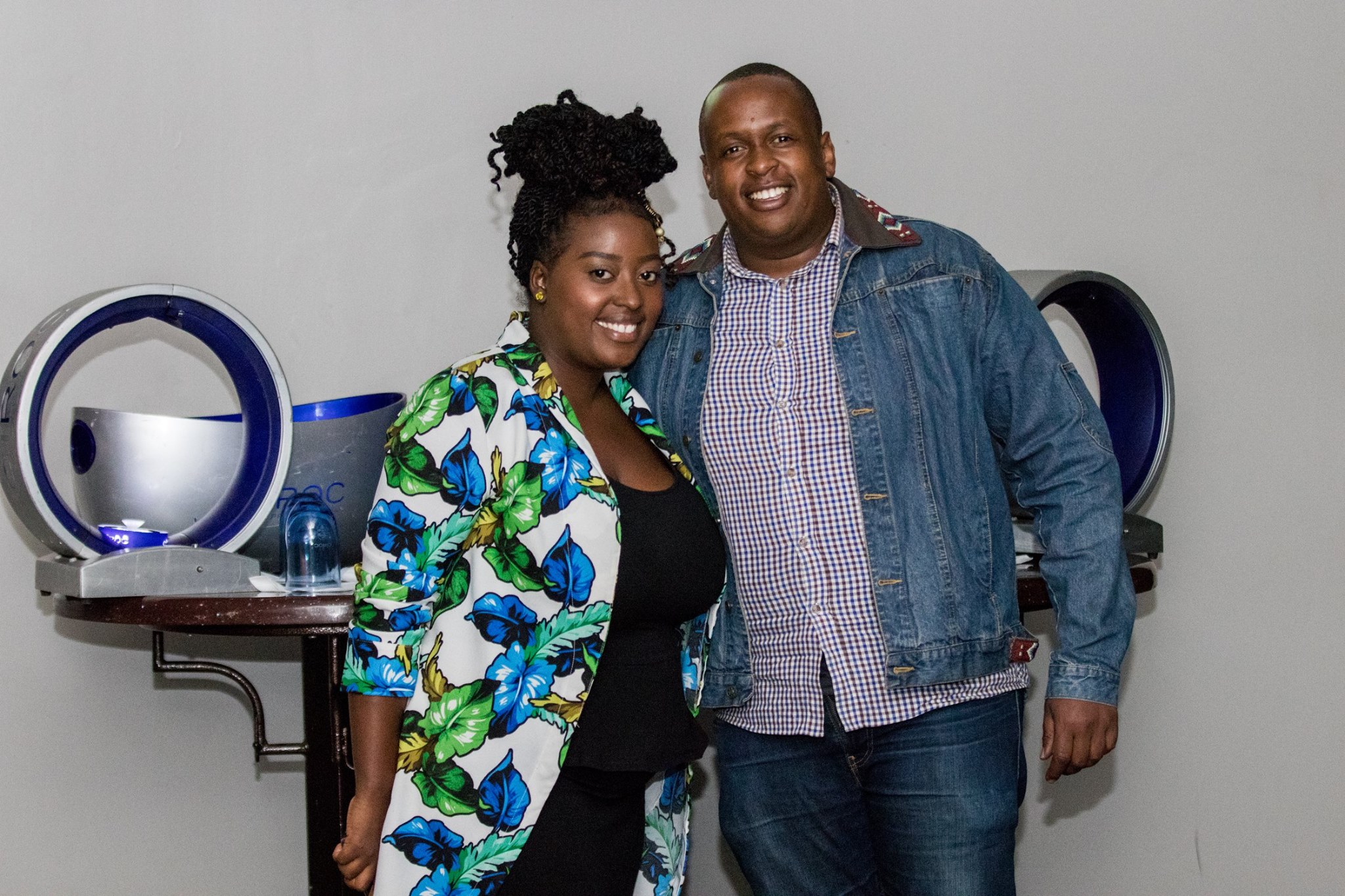 (L-R)Cocktails and Conversations Founders Anthony Makau and Kimberly Njau at 40 Forty Lounge on 11th August 2018. CîrocTM has partnered with event-based company ‘Cocktails and Conversations’ to promote the cocktail culture in Kenya; offering connoisseurs and luxury jetsetters the ultimate drinking experience coupled with great conversation, the finest cocktails and an effortless engagement. 