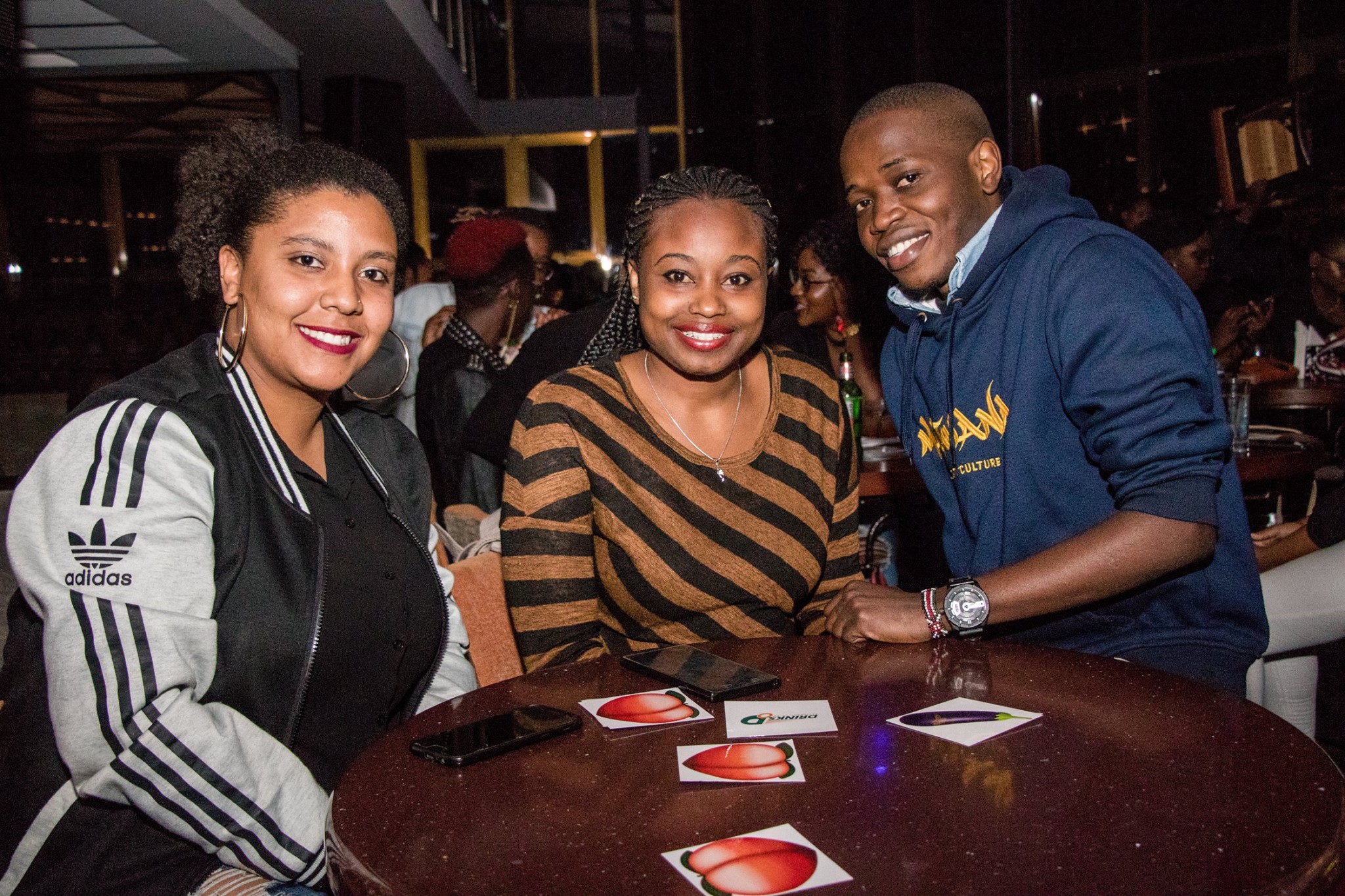 (L-R) Shirley Rondel, Pauline Mwangi and Isaac Muyodi at 40 Forty Lounge on 11th August 2018. CîrocTM has partnered with event-based company ‘Cocktails and Conversations’ to promote the cocktail culture in Kenya; offering connoisseurs and luxury jetsetters the ultimate drinking experience coupled with great conversation, the finest cocktails and an effortless engagement. 