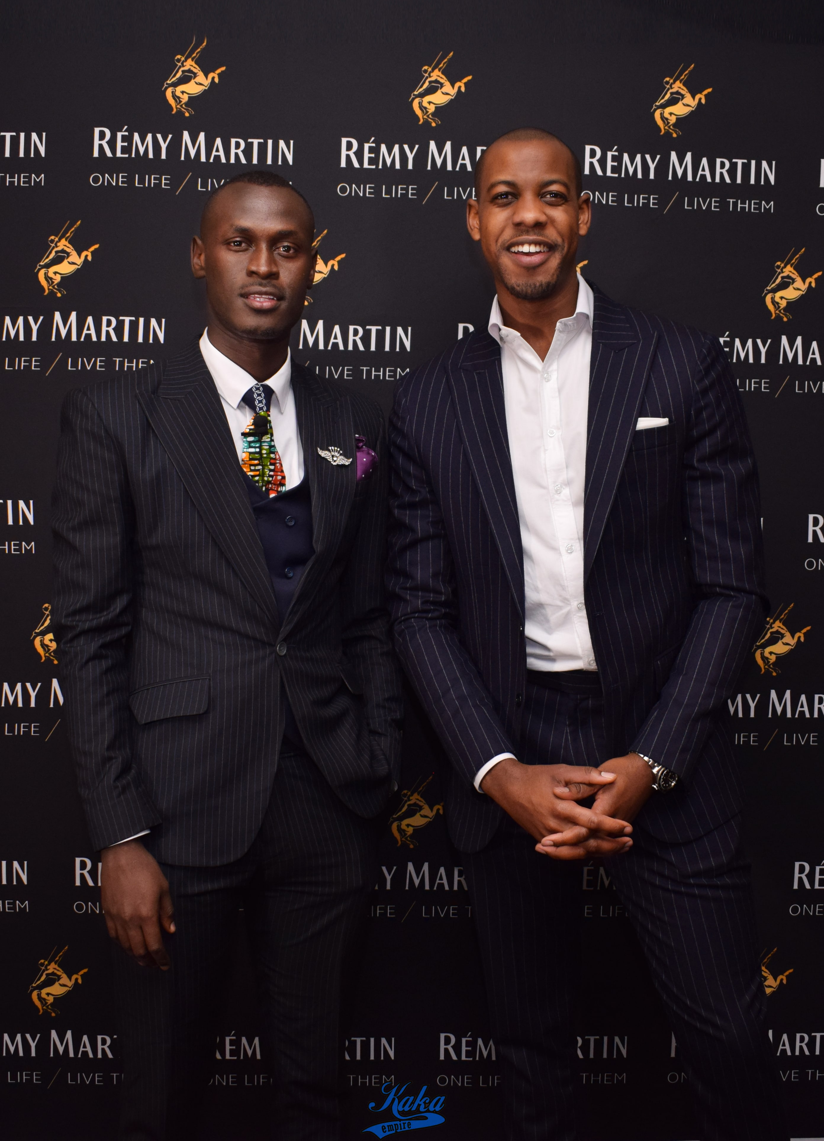 King Kaka and Brandon, the brand activator, Remy Martin East and North Africa