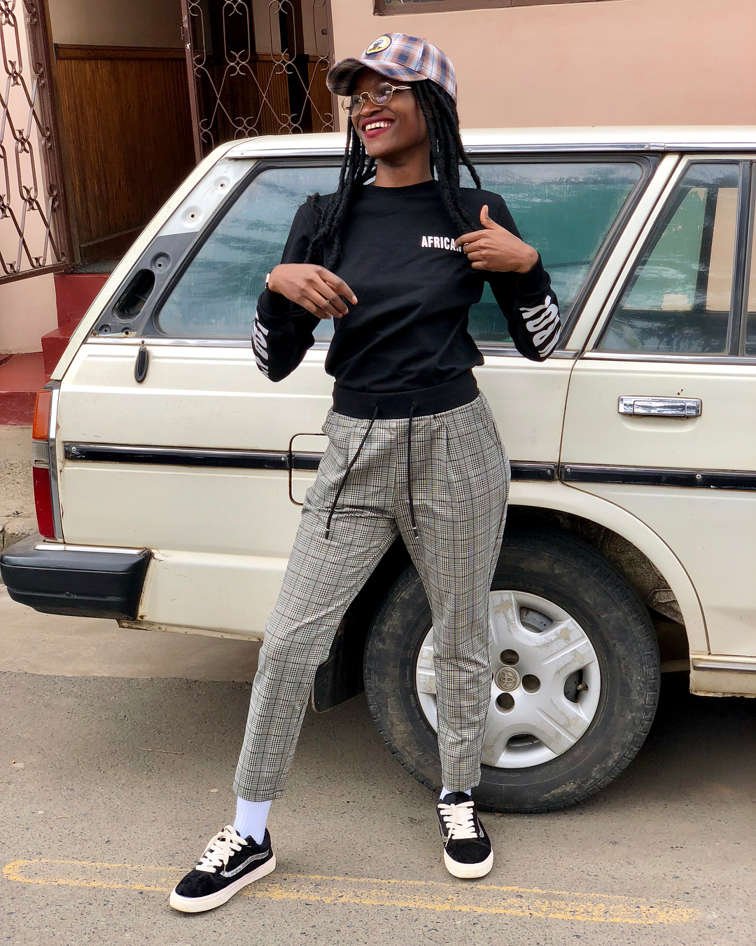 Model modelling the new African Boy new collection. photo credit: Instagram/barakiss
