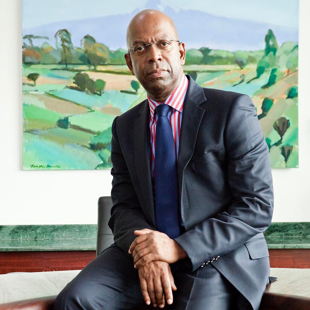 Bob Collymore in his office.