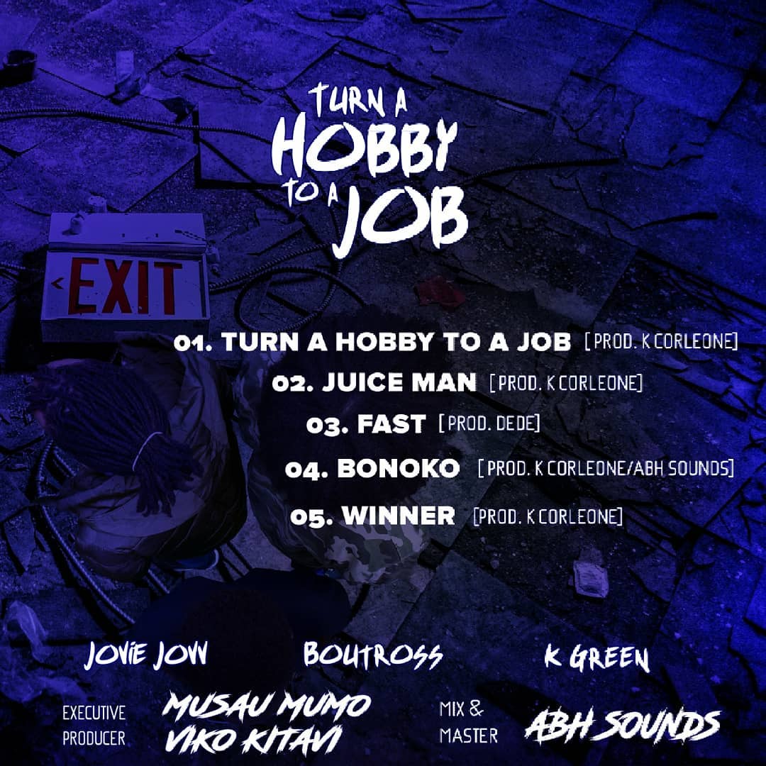 Jovie Jovv, Boutross, Kay Green's 'Turn a Hobby to Job' cover art. photo credit: Instagram/joviejovv