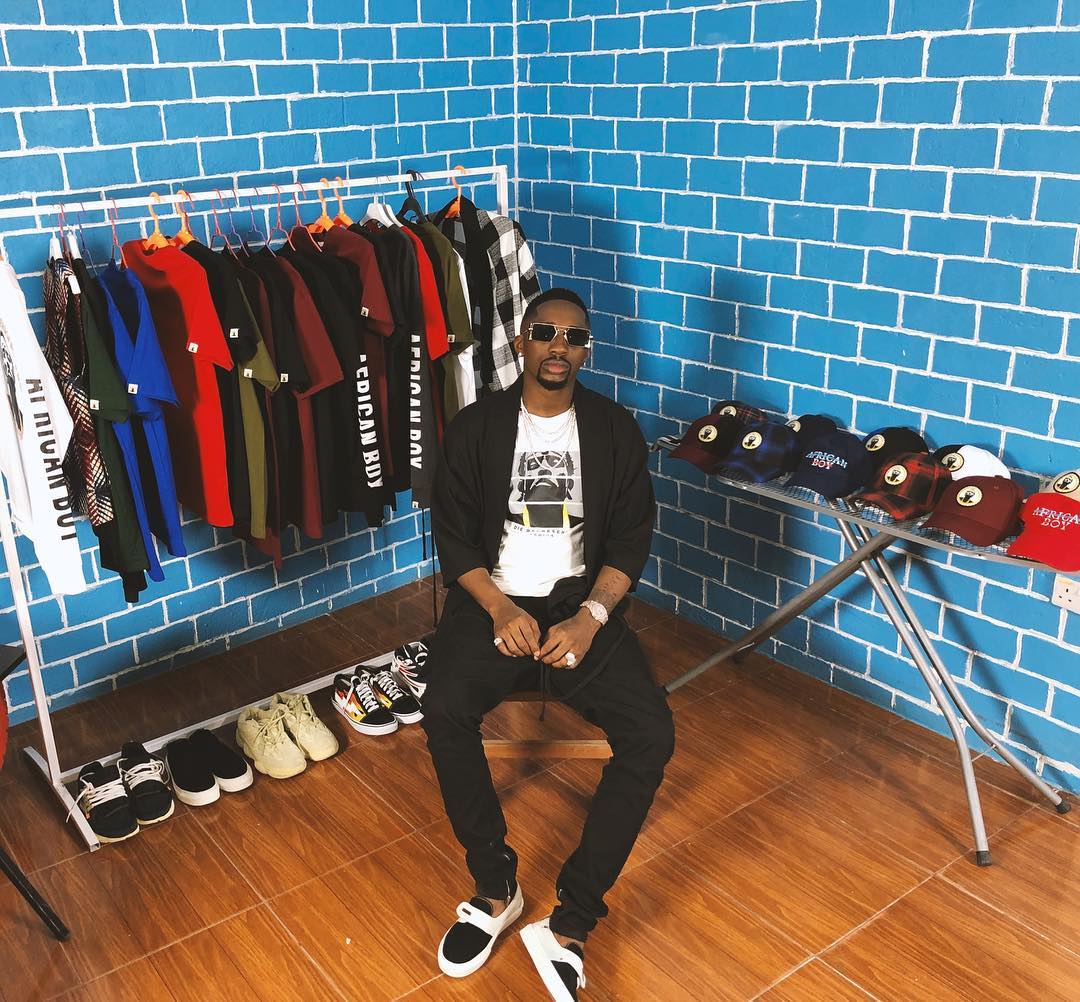 Juma Jux wearing the new African Boy new collection. photo credit: Instagram/juma_jux