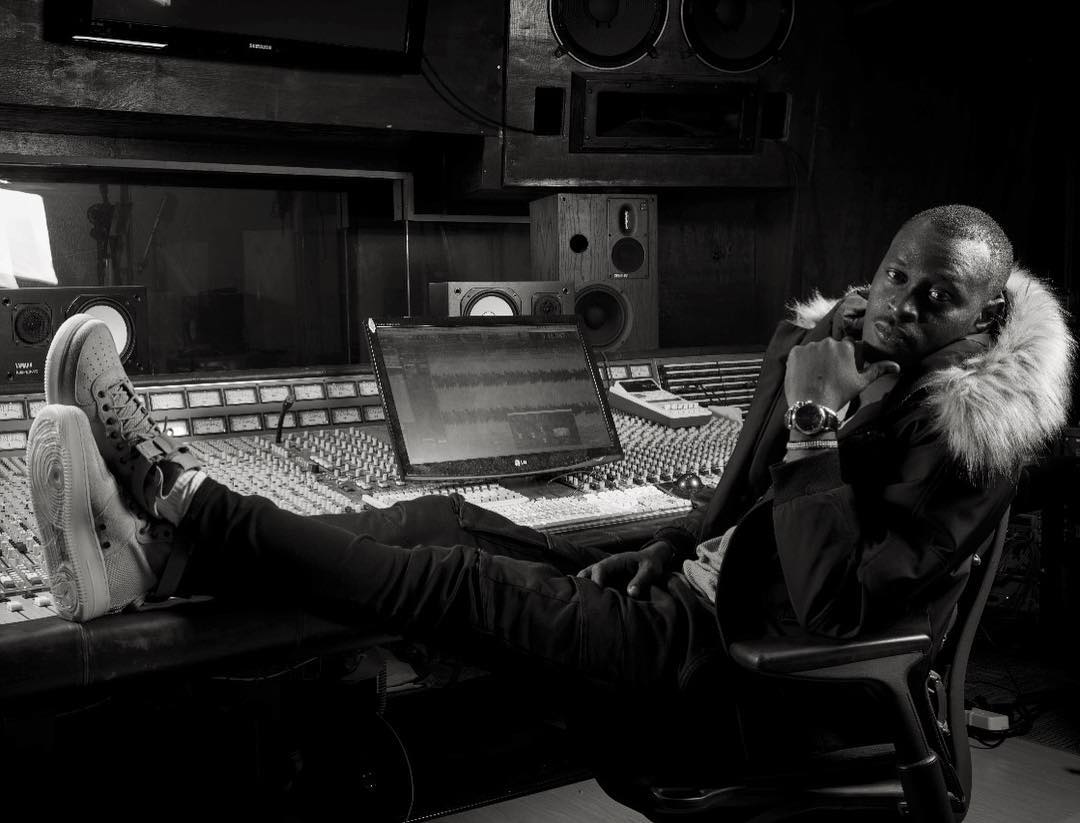 King Kaka relaxing in the studio. photo credit: Instagram/thekingkaka
