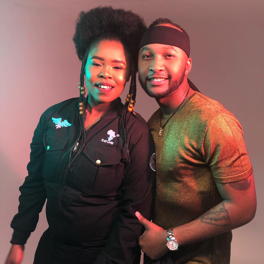 Vusi Nova with Zahara. photo credit: Instagram/zaharasa