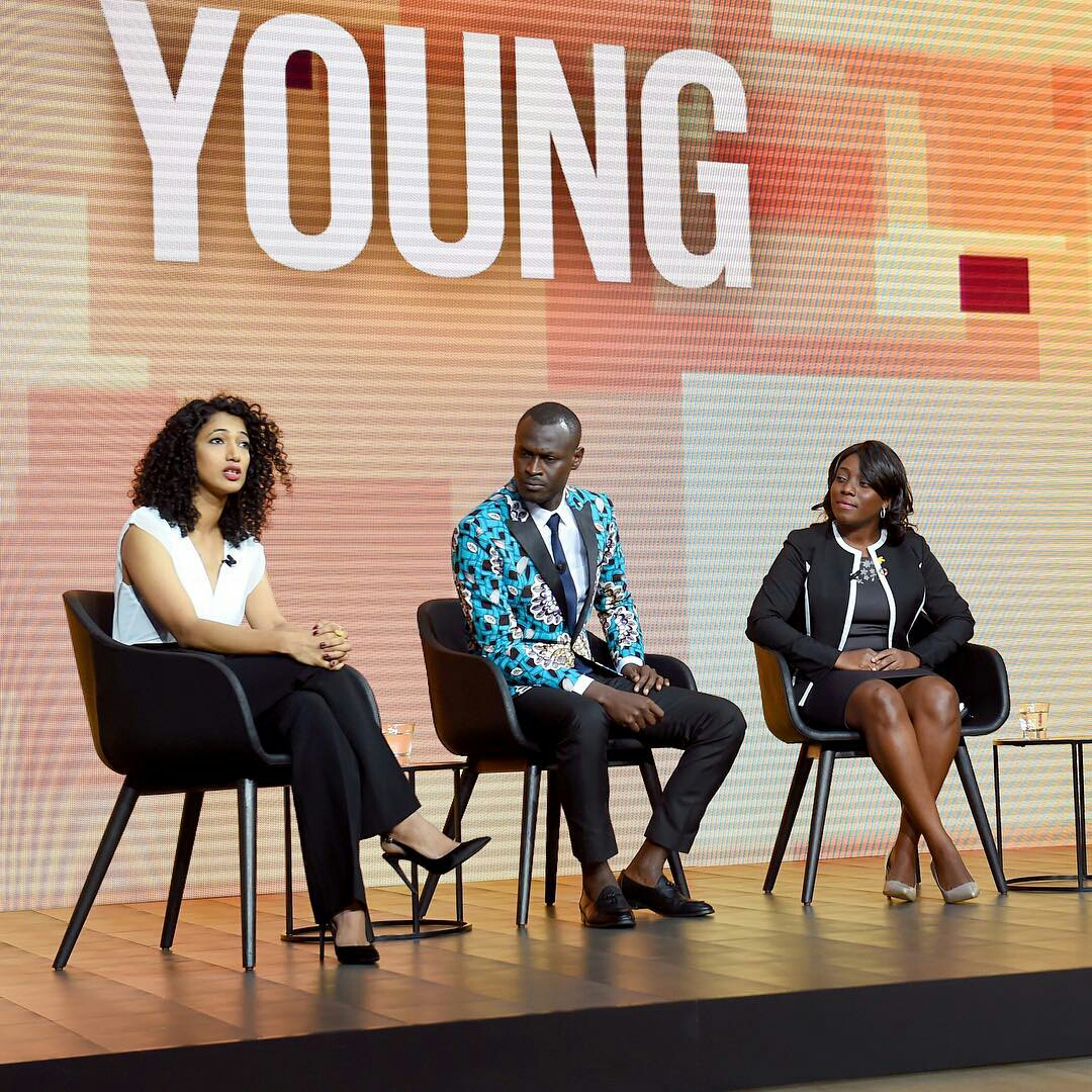 from left to right: Trisha Shetty, King Kaka and Joannie Bewa