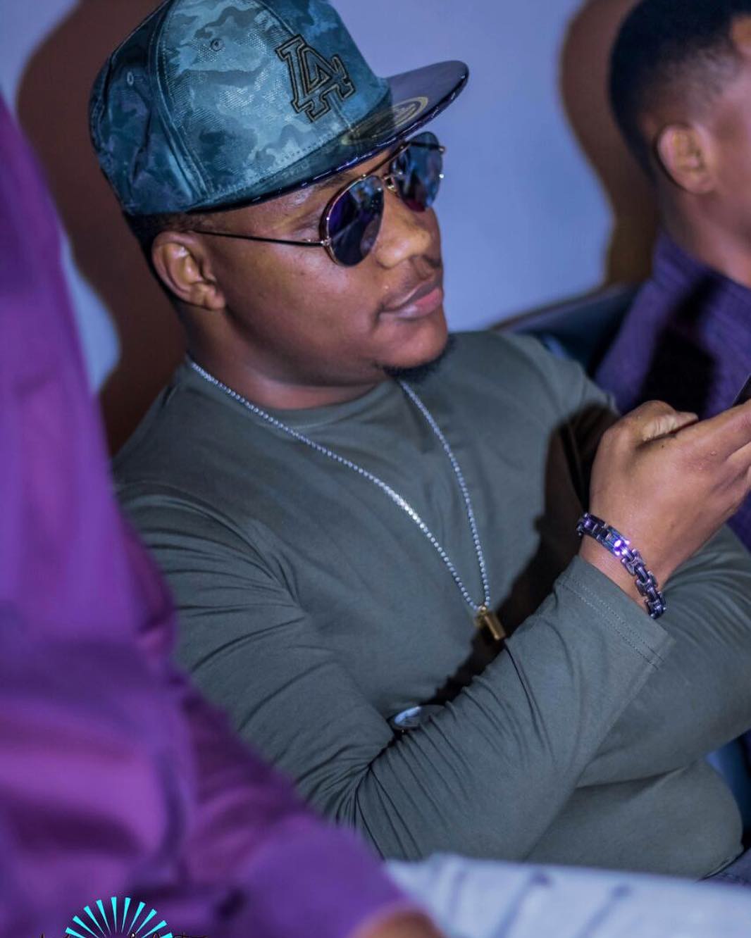 Lil Ommy real name Omary Tambwe showed up give support