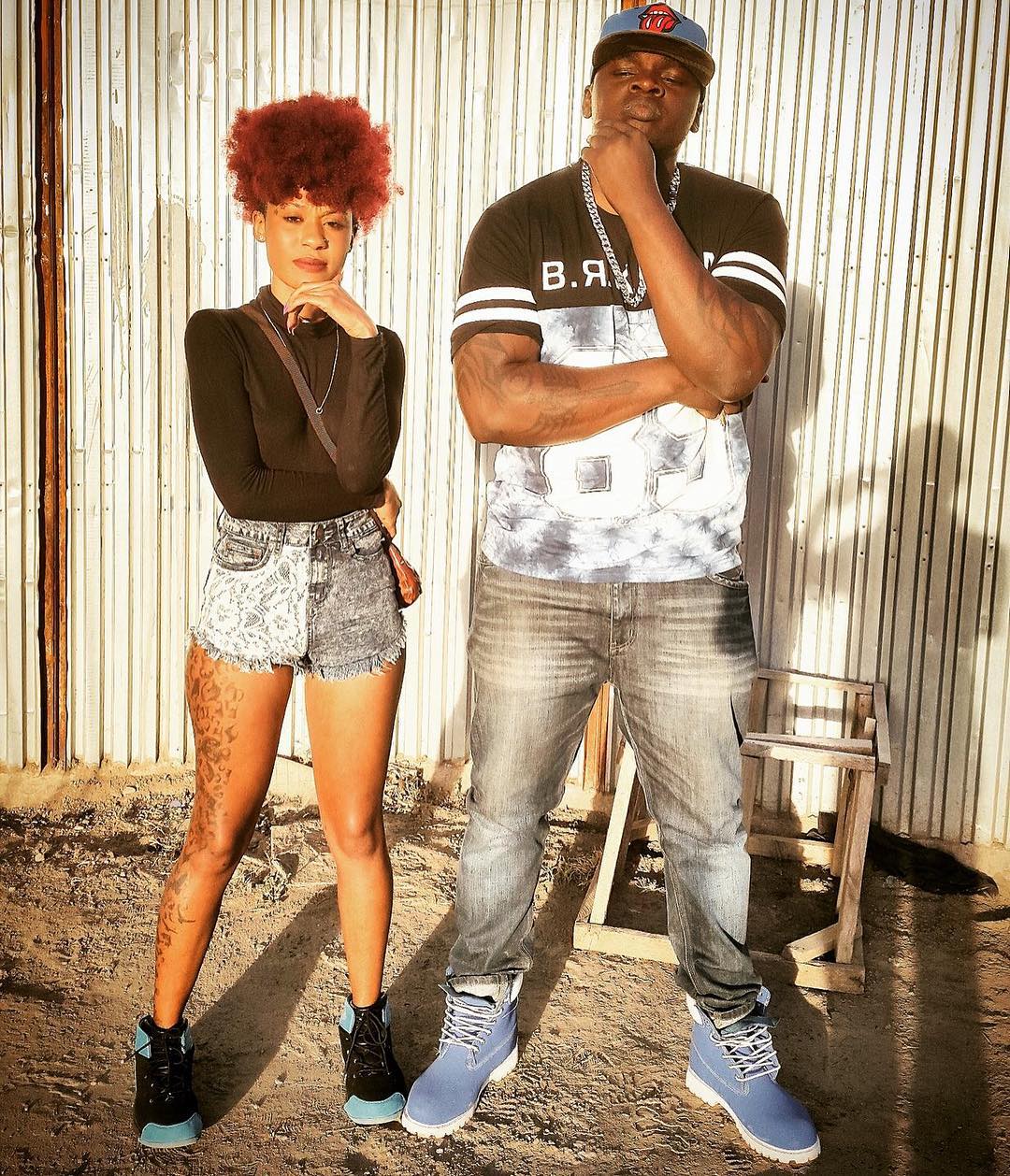 Khaligraph Jones with Noti Flow. photo credit: Instagram/notiflow