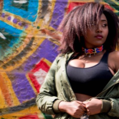 Khaligraph Jones buys sneakers for his music video shoot in Texas