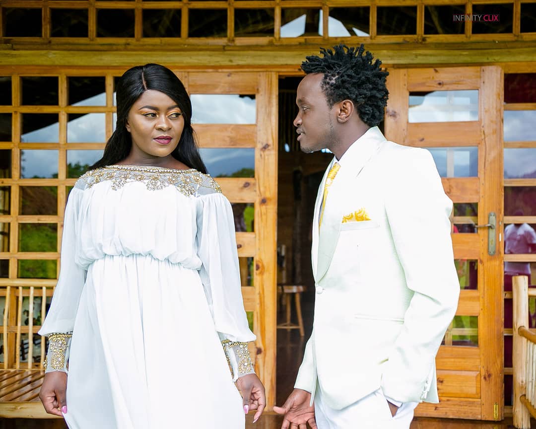 Bahati and his latest signee under EMB Records, Princess Leo. photo credit: Instagram/princessleomusic