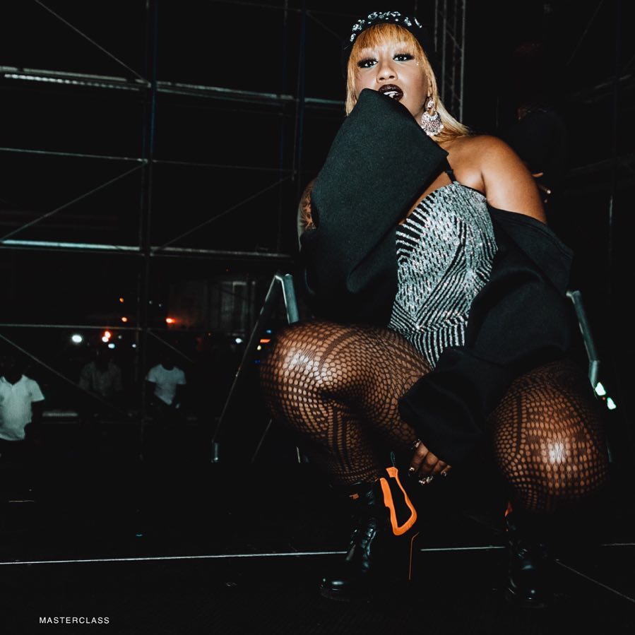 check out what Victoria Kimani wore performing at Afrima ...