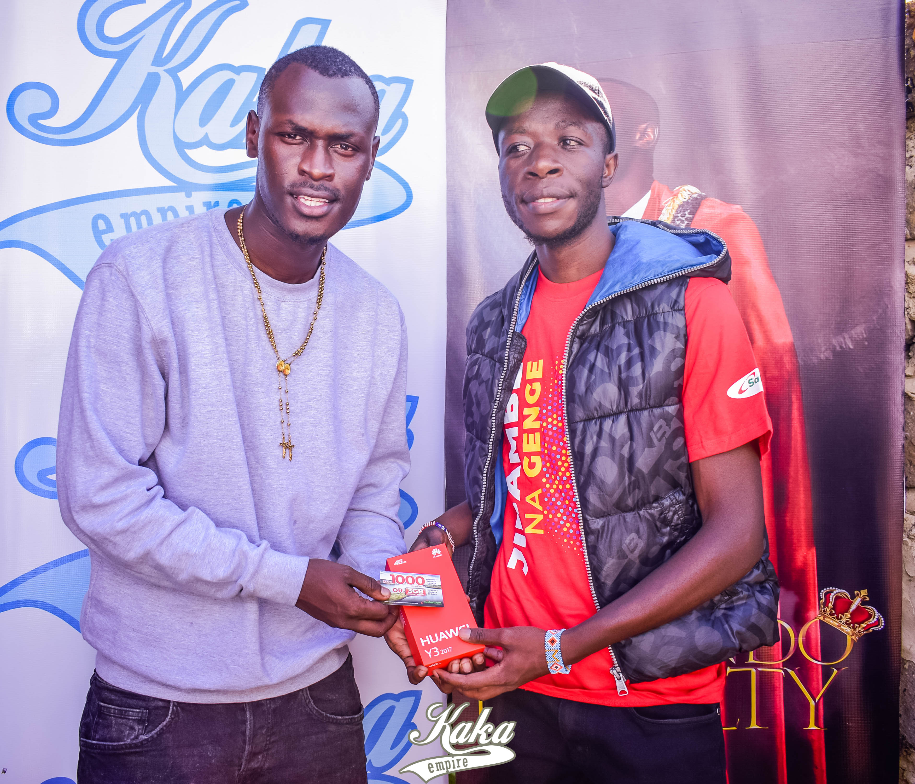 King Kaka and Churchill Kokello from Machakos