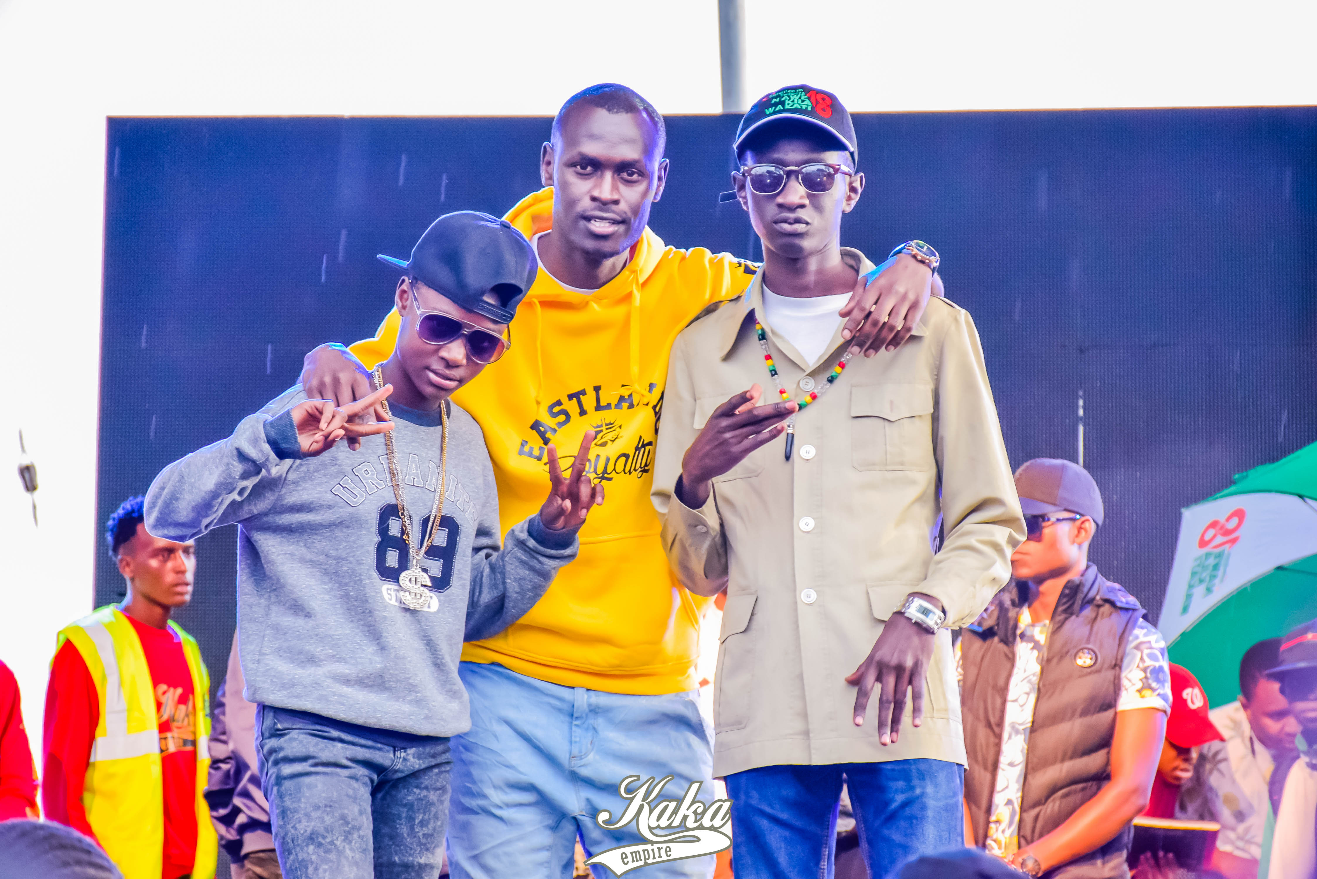 King Kaka with the Eastlando Queen and King