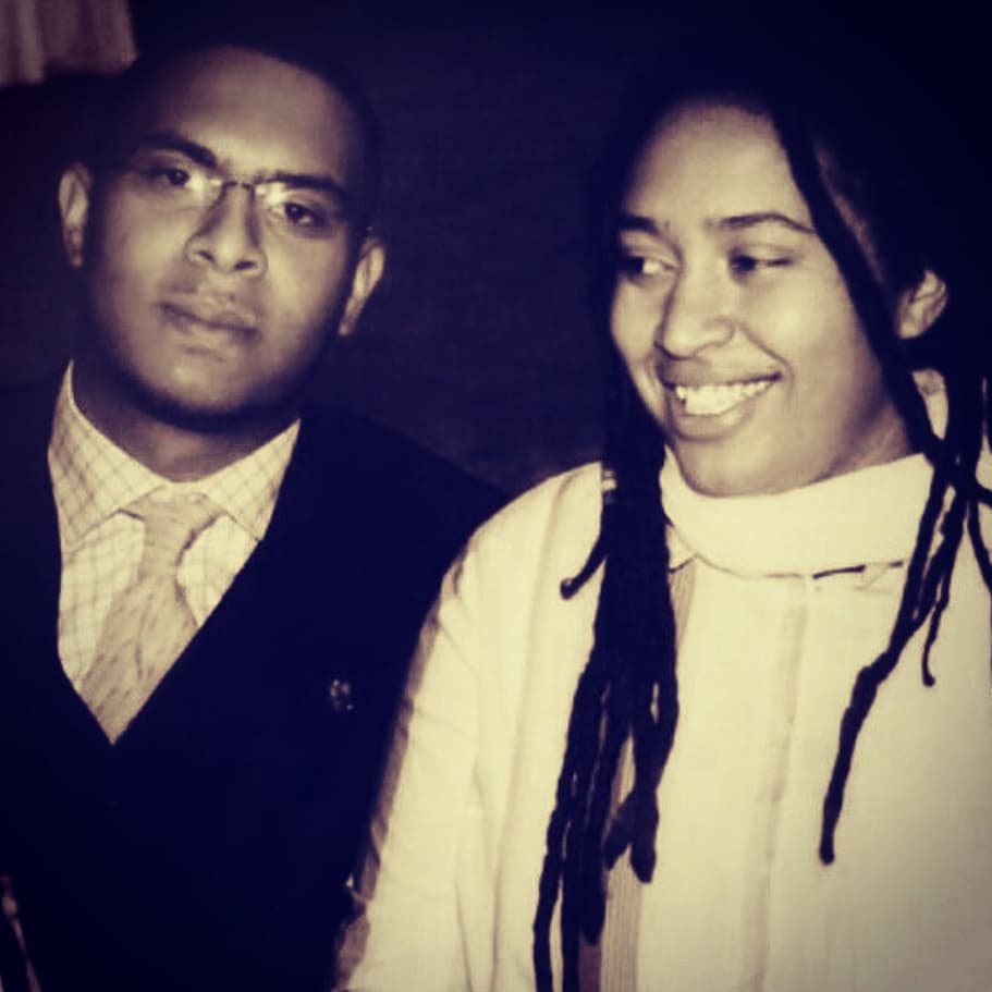 Nazizi with her late brother Feroz who died back in 2006, Nazizi misses him every single day. photo credit: Instagram/nazizihirji