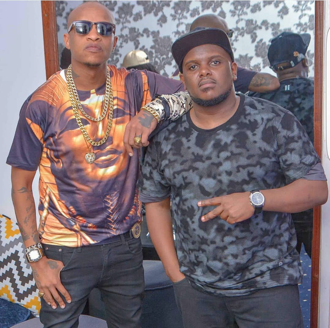 veteran musician and Genge godfather Nonini with the multi-talented legendary Kenyan rapper, Prezzo. photo credit: Instagram/prezzo254