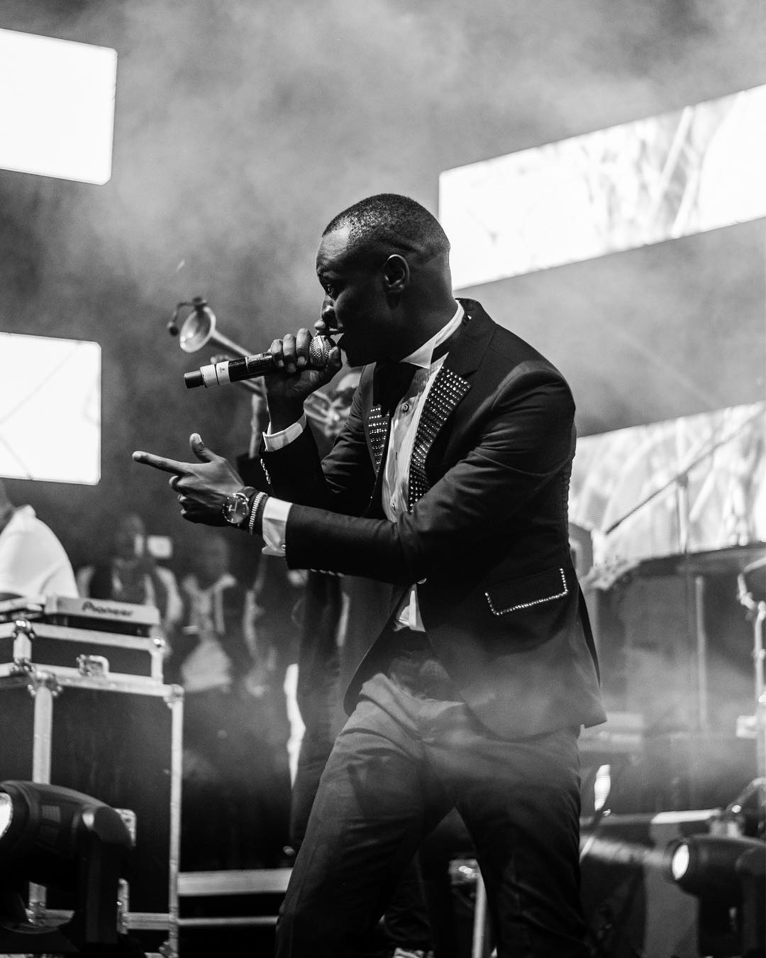 King "self proclaimed Liam Neeson of Rap" Kaka performing at the 'Eastlando Royalty' album launch at Uhuru Gardens on 30th November. photo credit: Instagram/thekingkaka