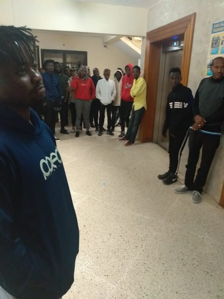 the sombre mood at the Metropolitan Hospital in Buruburu minutes after Sagini real name Eliud Sagini was pronounced dead