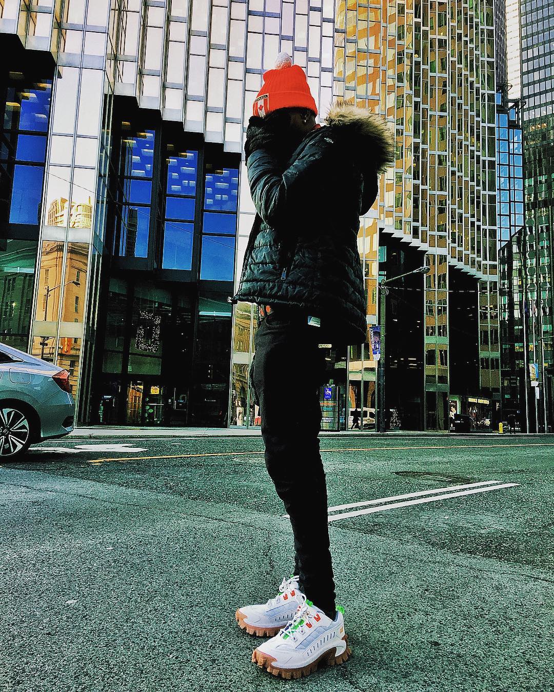 Octopizzo receives new sneakers from CAT footwear