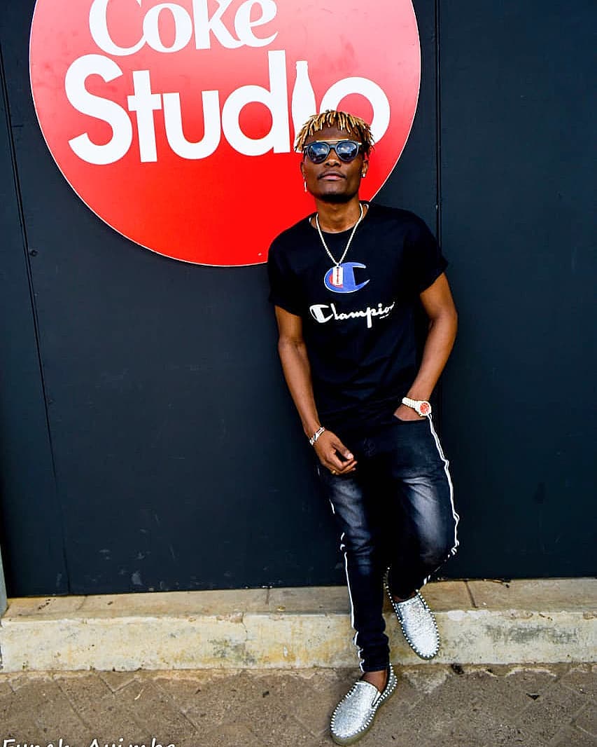 Masauti at Coke Studio offices. photo credit: Instagram/officialmasauti_