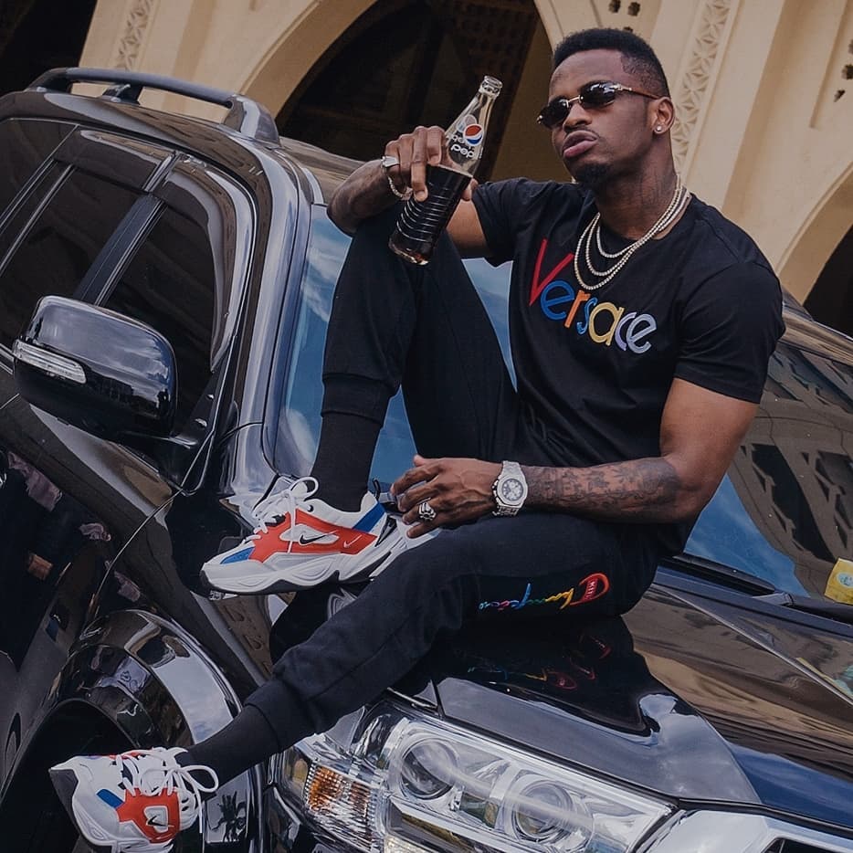 Diamond Platnumz recently landed a brand ambassadorship deal with Pepsi making history by being the first east African artiste to have that privilege. photo credit: Instagram/diamondplatnumz