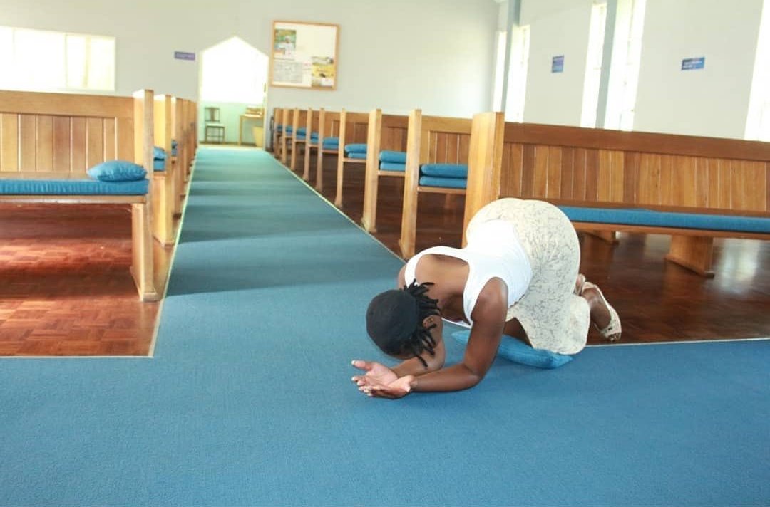 slay queen slays with her sensual photos inside the church