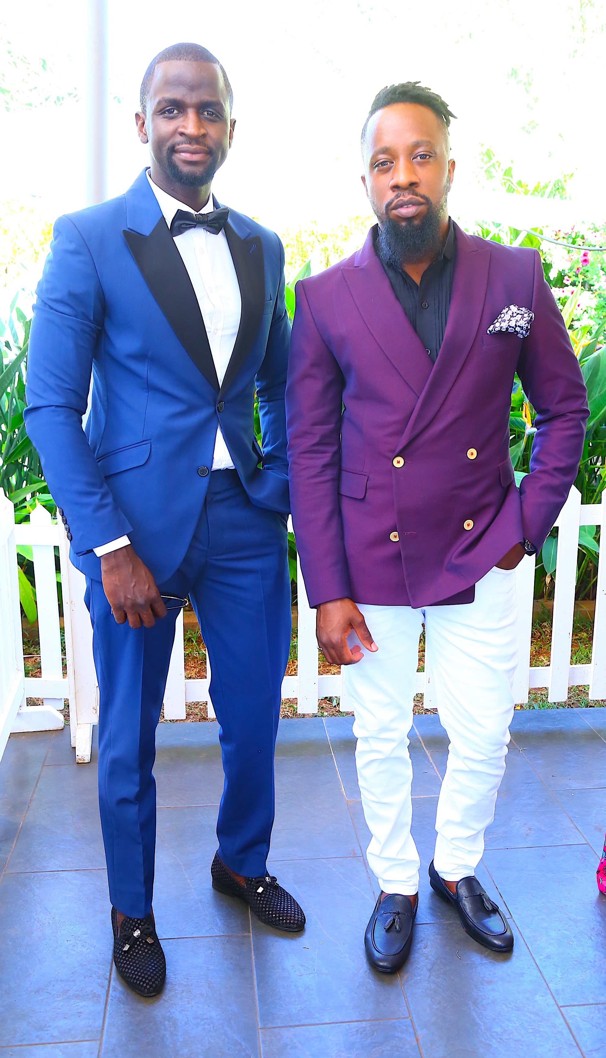 (L-R) Augustine Dundo and Steve Koby during the Fashion High Tea event at Zen Garden on 16th February 2019.