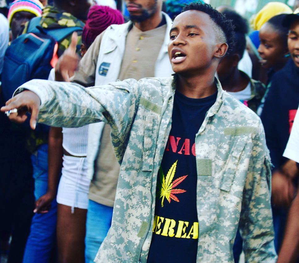 Swat AKA Mtoto wa Eunice is Raila Odinga Jr's favorite member of the Ethic group. Raila wants to meet the group as soon as possible. photo credit: Instagram/ethicentertainment