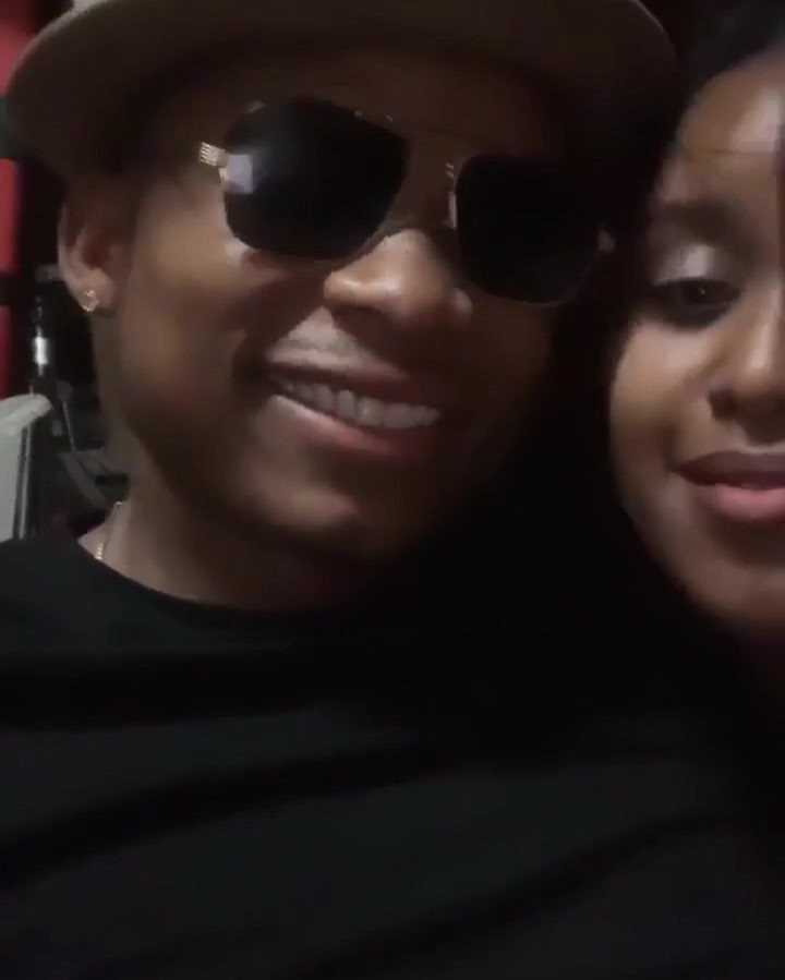 Otile Brown and his Ethiopian girlfriend, Nabayet. photo credit: Instagram/otilebrown