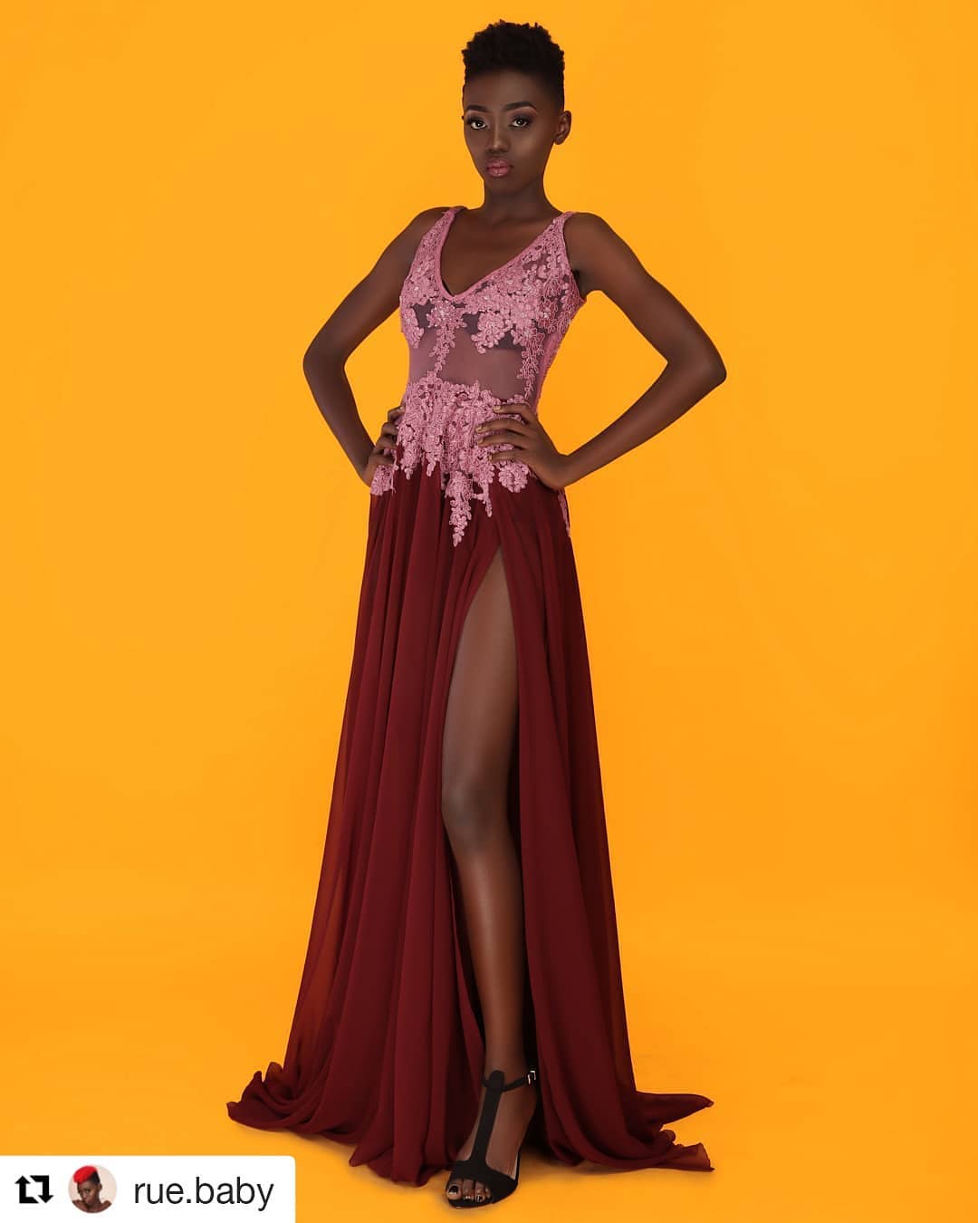 Celine Dion Okello aka Celly or Rue Baby who is Akothee's daughter is a star on her own being a model amassing tremendous following on social media. photo credit: Instagram/akotheekenya