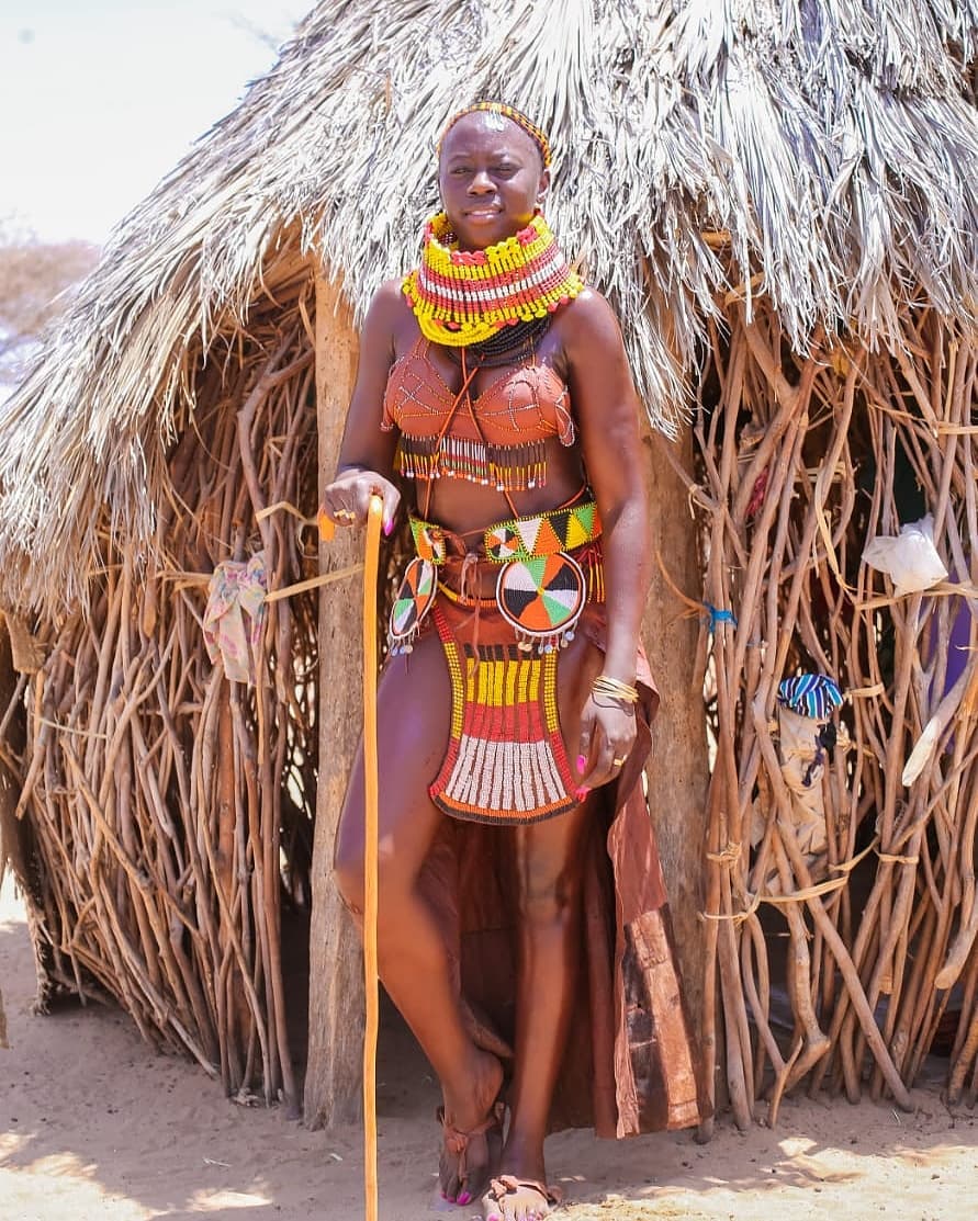 Akothee was praised for Marshalling trucks of food, water to Turkana to help out the drought-stricken Turkana people. photo credit: Instagram/akotheekenya