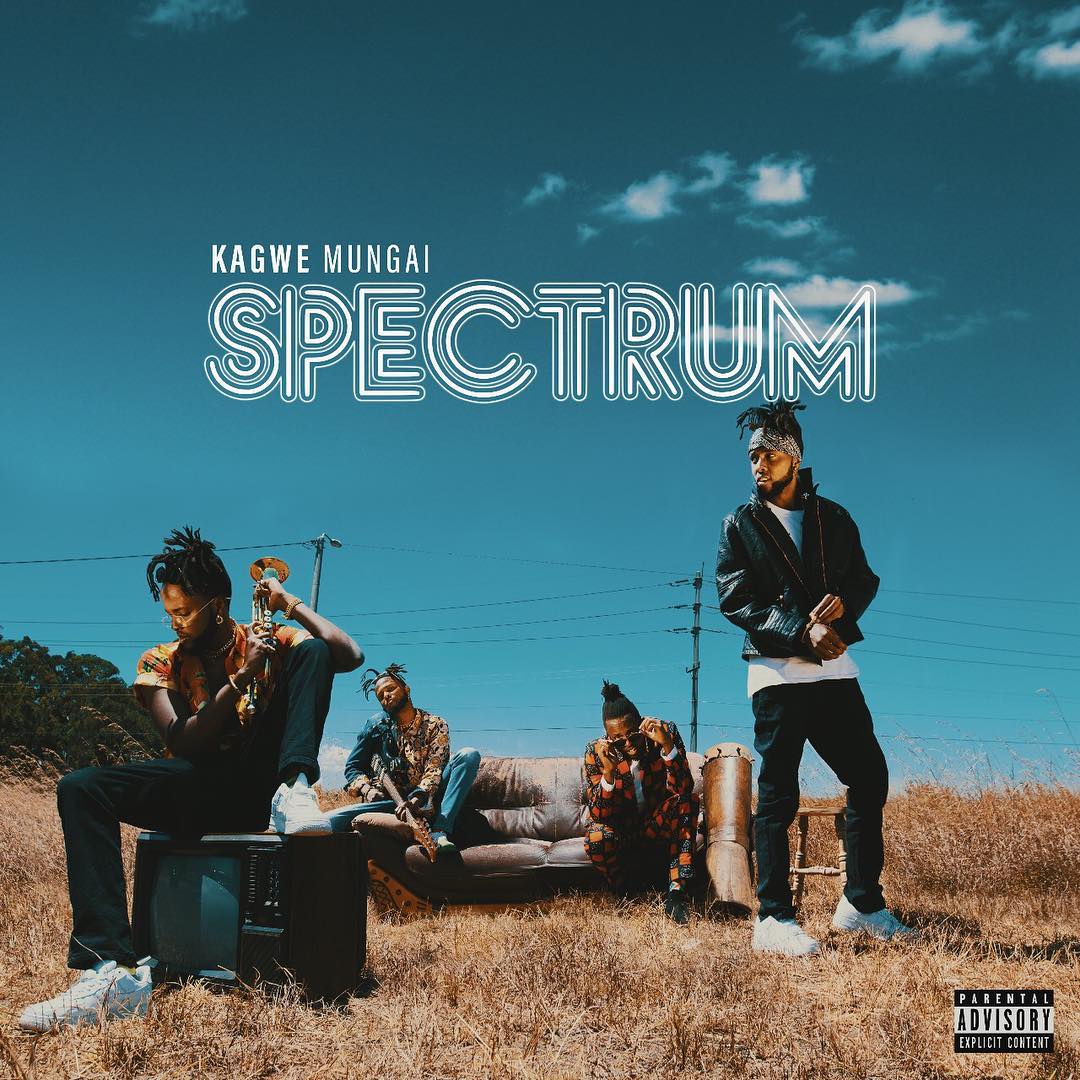 Kagwe Mungai's official cover art for 'Spectrum'. It took Kagwe 7 years to complete this project and he almost gave up on it twice. photo credit: Instagaram/kagwemungai
