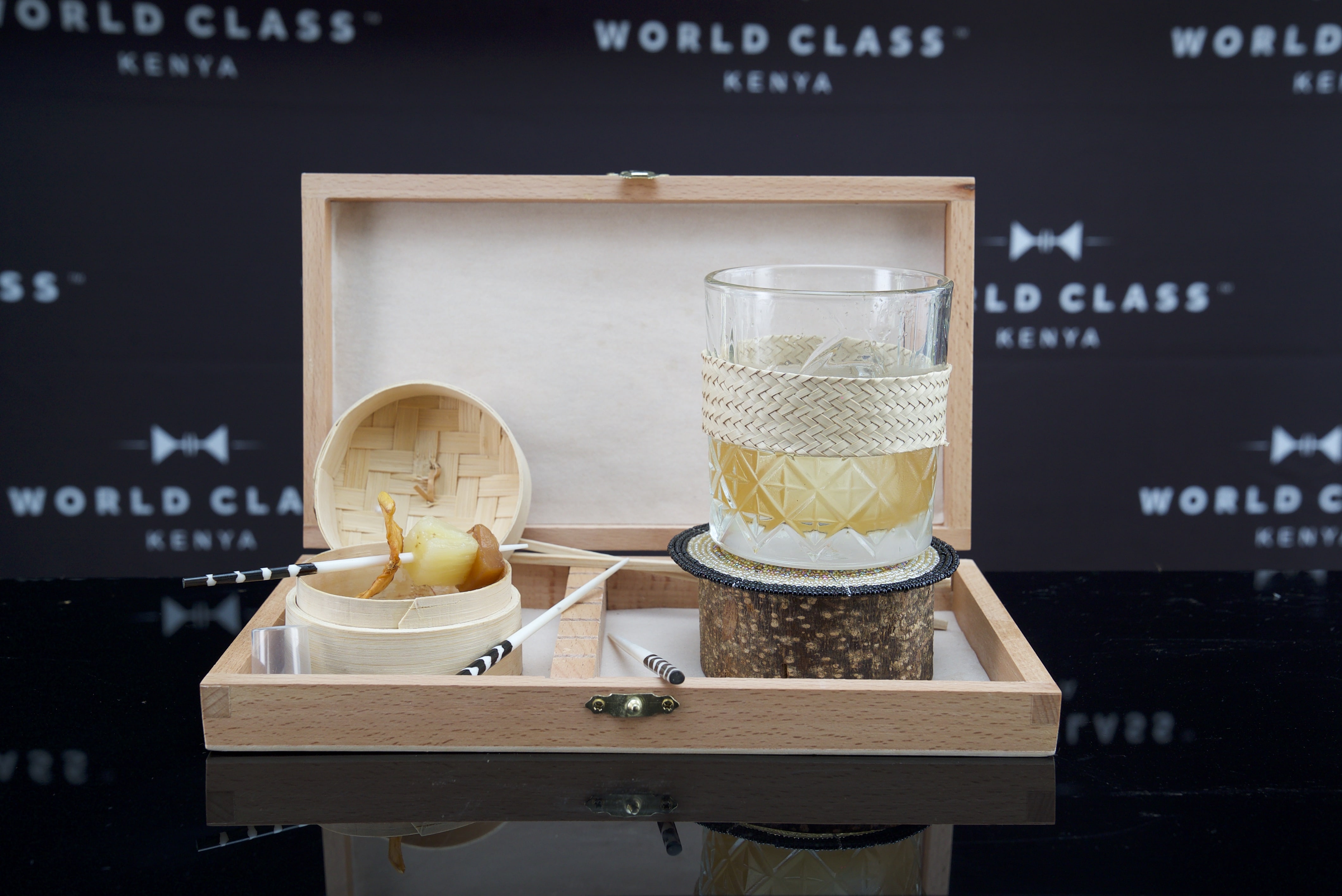 Angeliqua's winning cocktail presentation during the World Class finals at EABL Tusker Grounds on 19th June 2019.Angeliqua will represent Kenya in the international competition
