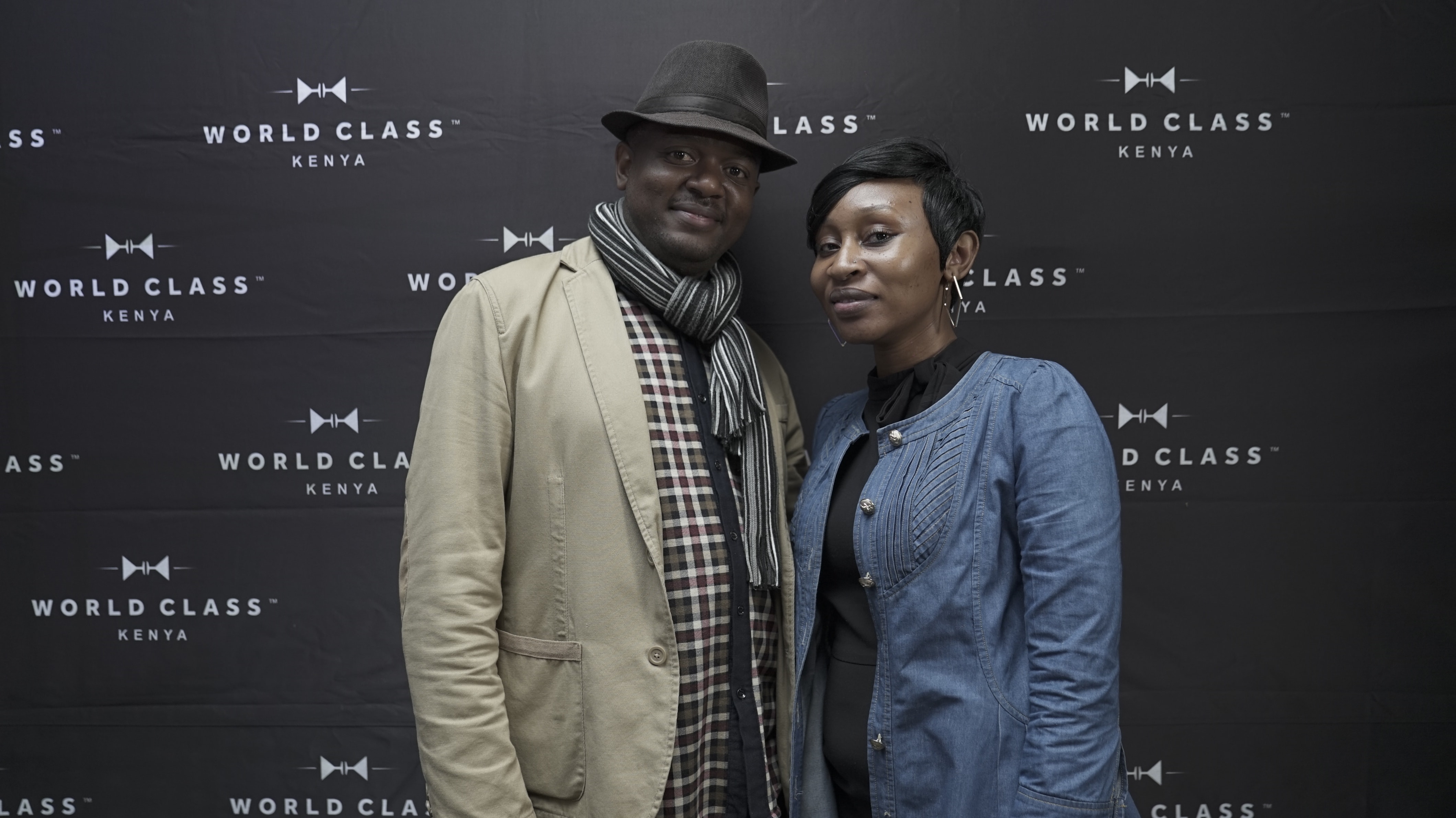 (L-R) Adam Gache and Shantelle Njeri during the World Class Finale at Tusker Grounds.