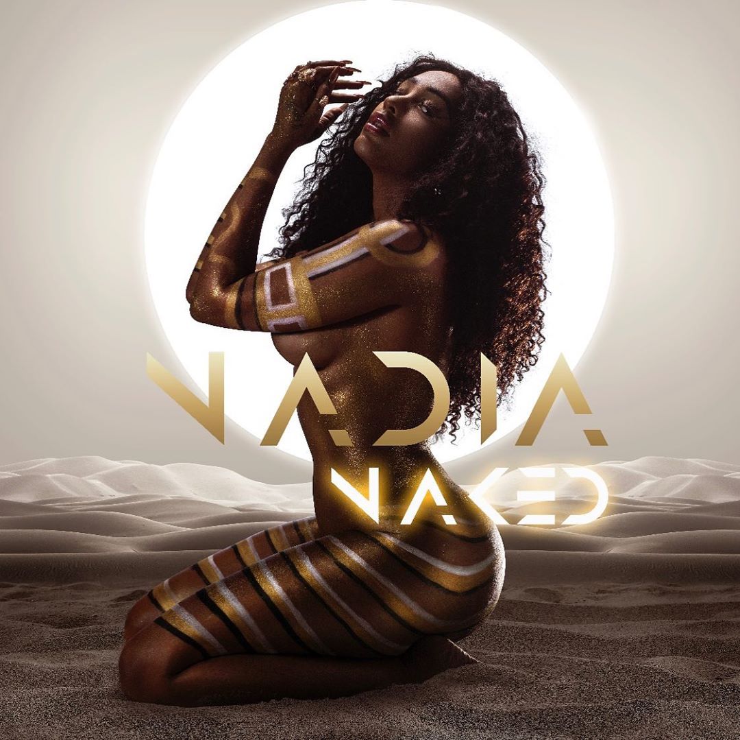 Nadia Nakai's official covert art for her album dubbed 'Naked' which has 17 tracks with 7 collaborations. photo credit: Instagram/nadianakai