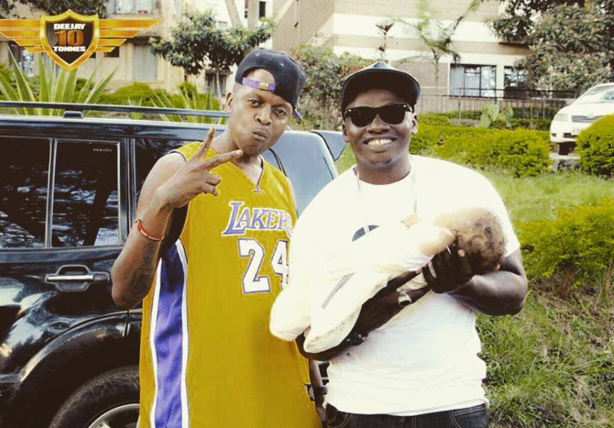 Khaligraph Jones with Abbas Kubaff a long time ago before the former KSouth member relocated to Malta.