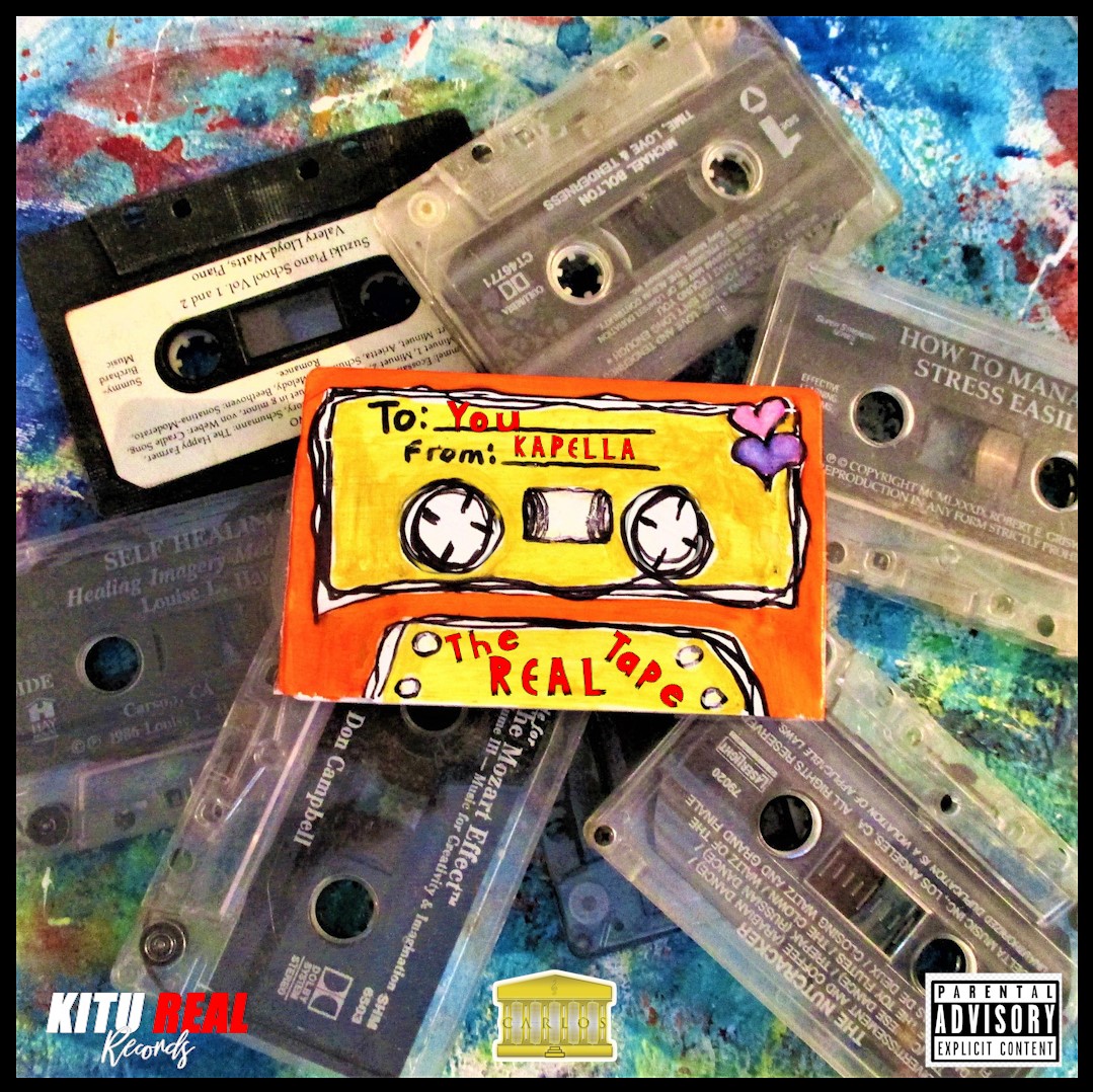 The official artwork for Kapella's 'The Real Tape' EP that's about to change the hip hop perception in Kenya. photo credit: Instagram/teamkitureal