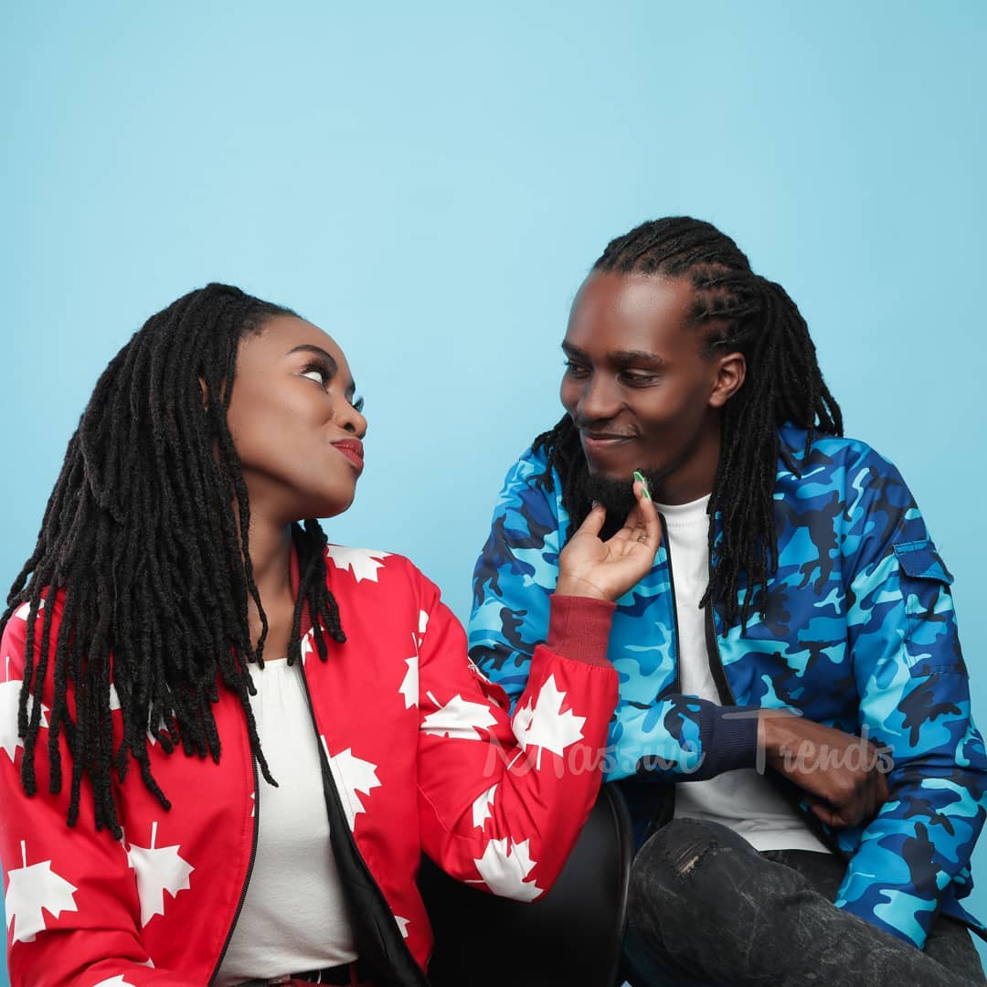 Anastacia Ng'ang'a and fiance DJ Lapoze, these two are deeply in love you can't help it but feel happy for them. photo credit: Instagram/anastasia_nganga
