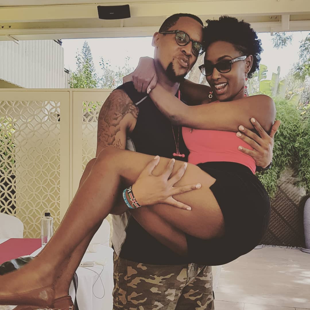 Michelle Ntalami and Dan Sonko