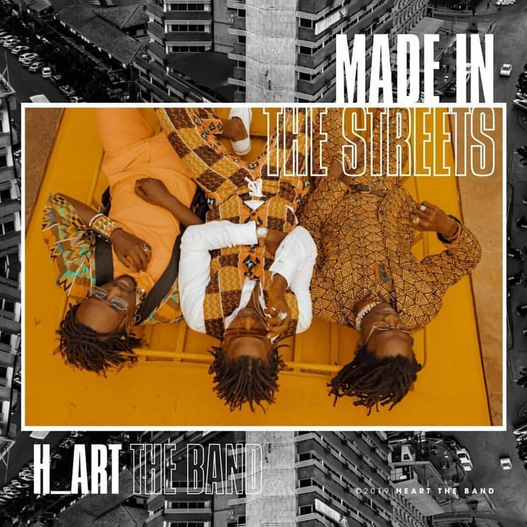 the official cover art for H_art The Band's debut album dubbed 'Made In The Streets' which is already becoming a classic hit album in 2019 thus far. photo credit: Instagram/h_arttheband