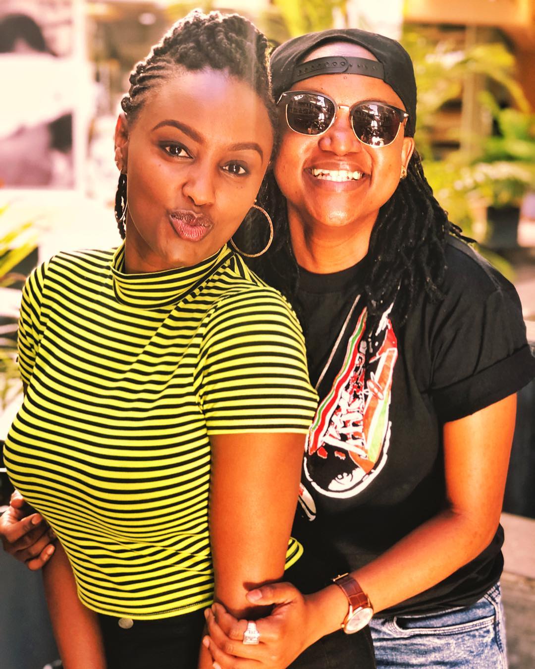 Michelle Ntalami and Fena Gitu