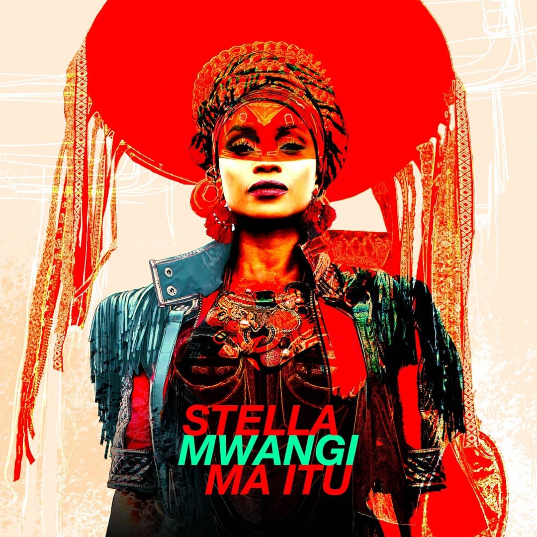 Stella Mwangi's cover art photo for her new record 'MA ITŪ' she wrote for 'Just Dance 2020' game. photo credit: Instagram/stellamwangi
