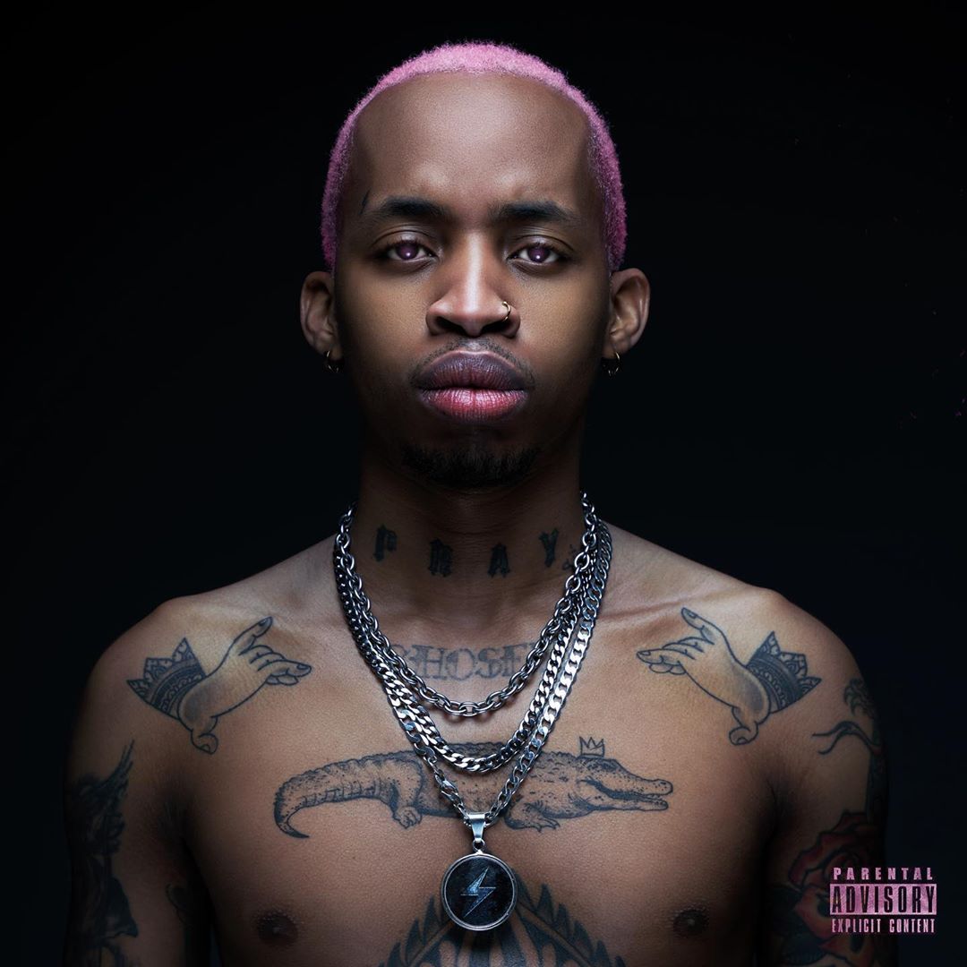 the official cover art for Tshego's 'Pink Panther' debut album. photo credit: Instagram/tshego_worldwide