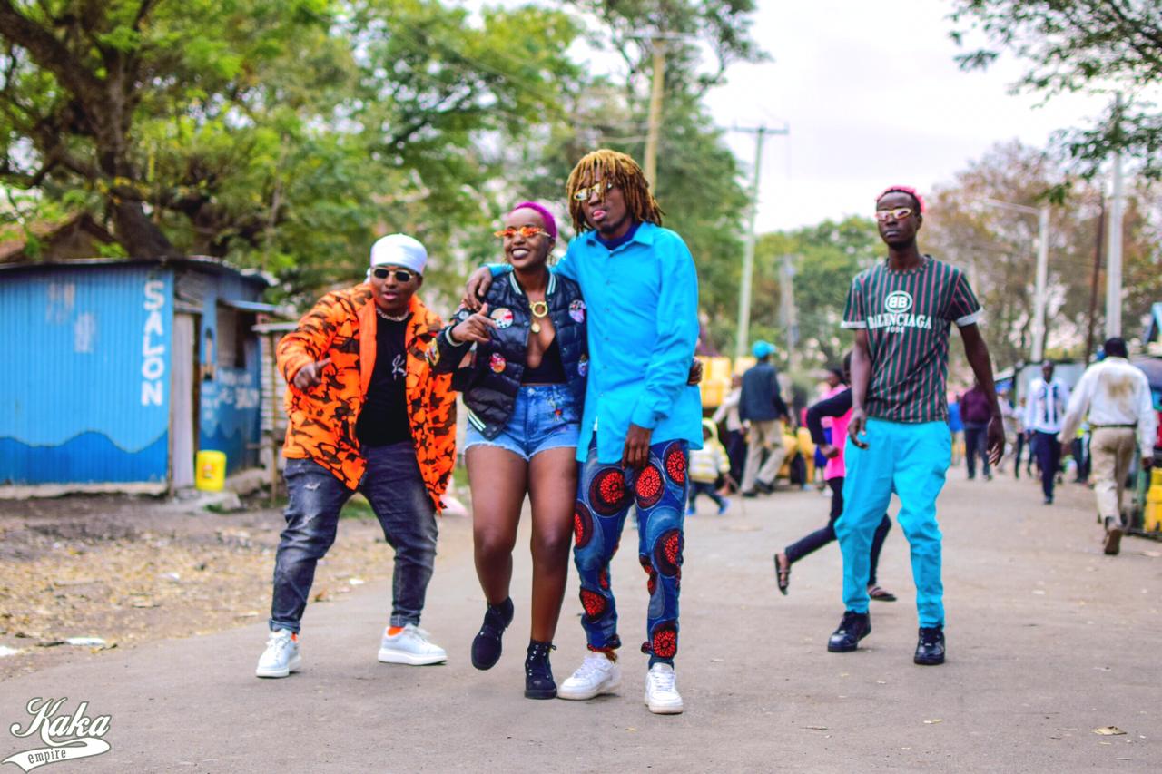 From left to right: Mbithi, Femi One, Exray, Odi Wa Murang'a