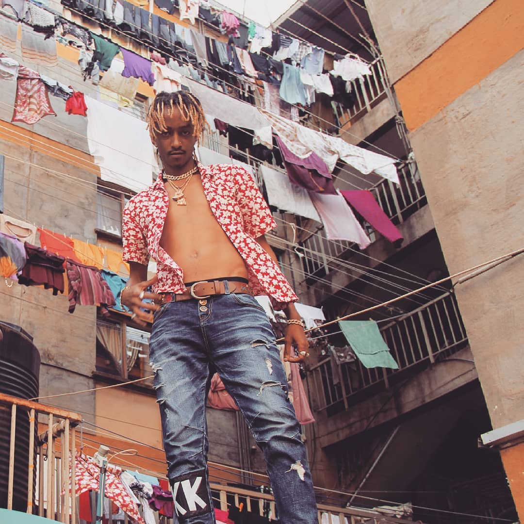 Boutross has only shared a couple of records off his upcoming project '6viewsII8k' with 'Omoka' being one of them. photo credit: Instagram/boutross_munene