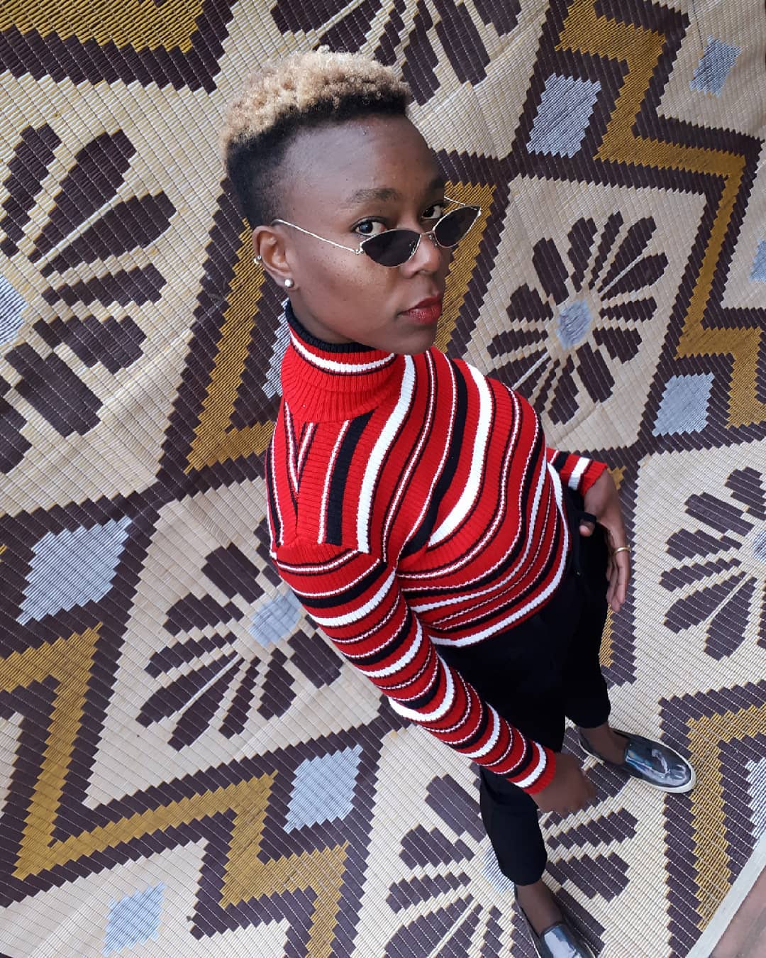 Monski is one kickass rapper who is owning the rap scene exponentially coming up on the mainstream scene with her rap prowess and being that one rapper every rapper wants to work with. photo credit: Instagram/monski_254