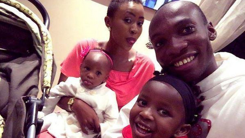 Dr Ofweneke and Nicah with their children