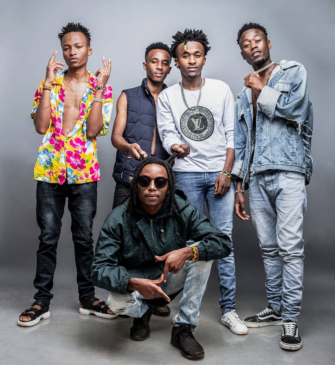 Sailors collaborating with Octopizzo is their first collaboration project with a mainstream, established rap artiste in the game, Sailors can actually rap/trap and they are actually good at it. photo credit: Instagram/sailors_254